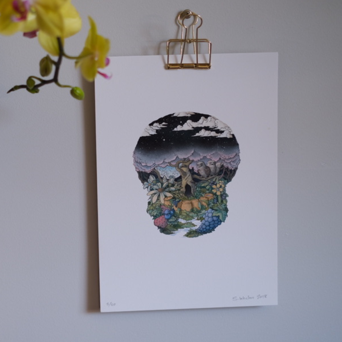 Clayface Shiraz art print signed